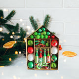 Maxbell Maxbell Christmas Ball Baubles Decor Xmas Tree Pendants for Festival Window New Year Candy Cane