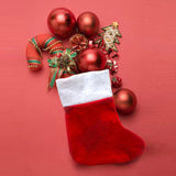 Maxbell Maxbell 24Pcs Advent Calendar Bags Christmas Gift Bags Socks for Xmas Wall Hanging