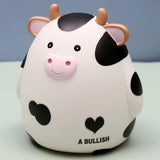 Maxbell Maxbell Cute Cow Shaped Piggy Bank Saving Box for Children's Bedroom Desktop Decor L