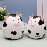 Maxbell Maxbell Cute Cow Shaped Piggy Bank Saving Box for Children's Bedroom Desktop Decor L