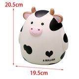Maxbell Maxbell Cute Cow Shaped Piggy Bank Saving Box for Children's Bedroom Desktop Decor L