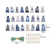 Maxbell Maxbell 24Days Advent Calendar Bags Christmas DIY Wall Decor Clips Rope Labels