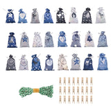 Maxbell Maxbell 24Days Advent Calendar Bags Christmas DIY Wall Decor Clips Rope Labels