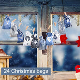 Maxbell Maxbell 24Days Advent Calendar Bags Christmas DIY Wall Decor Clips Rope Labels