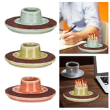 Maxbell Maxbell Match Holder Storage Jar Decorative Ceramic Kitchen for Tabletop Home Decor Style A