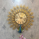 Maxbell Wall Clock Hanging Clock Elegant Silent Decoration for Indoor Wall Decor Aureate