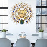 Maxbell Wall Clock Hanging Clock Elegant Silent Decoration for Indoor Wall Decor Aureate