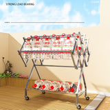 Maxbell Maxbell Clothes Drying Rack Drying Poles Clothes Hanger for Shoes Quilts Quilt Cover style B