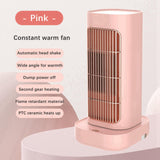 Maxbell Space Heater 1300W Electric Heater PTC Ceramic for Home Desktop Bedroom Pink