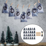 Maxbell Christmas Advent Calendars Bags Countdown Christmas Xmas Tree Ornaments