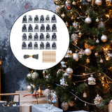 Maxbell Christmas Advent Calendars Bags Countdown Christmas Xmas Tree Ornaments