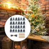 Maxbell Christmas Advent Calendars Bags Countdown Christmas Xmas Tree Ornaments