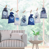 Maxbell 24Pcs Xmas Advent Calendar Bag Candy Fill Sacks Wall Decoration for Festival