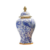 Maxbell Maxbell Ceramic Ginger Jar Traditional Multi Purpose Dried Flower Vase for Wedding 11cmx34cm
