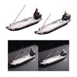 Maxbell Backflow Incense Cone Burner Waterfall Incense Cone Holder for Tabletop Elephant