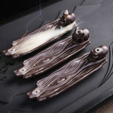 Maxbell Backflow Incense Cone Burner Waterfall Incense Cone Holder for Tabletop Elephant
