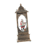Maxbell Rotating Lantern Glittering Christmas Music Box Crafts Decor Cane Santa