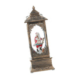 Maxbell Rotating Lantern Glittering Christmas Music Box Crafts Decor Cane Santa