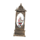 Maxbell Rotating Lantern Glittering Christmas Music Box Crafts Decor Cane Santa