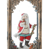 Maxbell Rotating Lantern Glittering Christmas Music Box Crafts Decor Cane Santa
