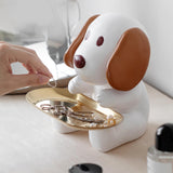 Maxbell Nordic Style Resin Jewelry Dish Trinket Dish Display Tray for Candy Bracelet Puppy