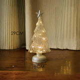 Maxbell Christmas Tree Night Light Ornament Xmas Tree for Party Festival Living Room White