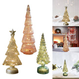 Maxbell Christmas Tree Night Light Ornament Xmas Tree for Party Festival Living Room White