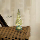 Maxbell Christmas Tree Night Light Ornament Xmas Tree for Party Festival Living Room Green