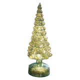 Maxbell Christmas Tree Night Light Ornament Xmas Tree for Party Festival Living Room Green
