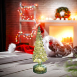 Maxbell Christmas Tree Night Light Ornament Xmas Tree for Party Festival Living Room Green