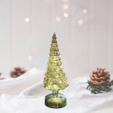 Maxbell Christmas Tree Night Light Ornament Xmas Tree for Party Festival Living Room Green
