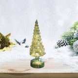 Maxbell Christmas Tree Night Light Ornament Xmas Tree for Party Festival Living Room Green