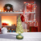 Maxbell Christmas Tree Night Light Ornament Xmas Tree for Party Festival Living Room Green