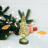 Maxbell Christmas Tree Night Light Ornament Xmas Tree for Party Festival Living Room Green