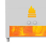 Maxbell Maxbell Air Humidifier USB with Realistic Flame mist Silent Home White