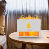 Maxbell Maxbell Air Humidifier USB with Realistic Flame mist Silent Home White