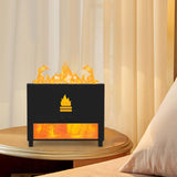 Maxbell Maxbell Air Humidifier USB with Realistic Flame mist Silent Home Black