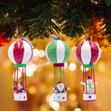 Maxbell Pendant Hot Air Balloon Decoration Multi Use Durable for Christmas Tabletop A