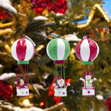 Maxbell Pendant Hot Air Balloon Decoration Multi Use Durable for Christmas Tabletop A