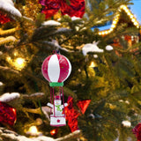 Maxbell Pendant Hot Air Balloon Decoration Multi Use Durable for Christmas Tabletop B
