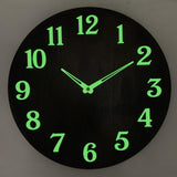 Maxbell Luminous Wall Clock Night Lights 12''/30cm Creative for Home Bedroom