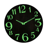 Maxbell Luminous Wall Clock Night Lights 12''/30cm Creative for Home Bedroom
