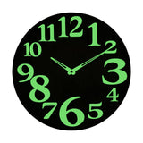 Maxbell Luminous Wall Clock Night Lights 12''/30cm Creative for Home Bedroom