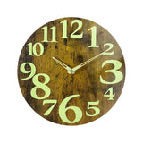 Maxbell Luminous Wall Clock Night Lights 12''/30cm Creative for Home Bedroom
