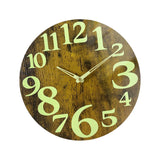 Maxbell Luminous Wall Clock Night Lights 12''/30cm Creative for Home Bedroom