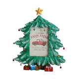 Maxbell Christmas Picture Frame Photo Holder Ornaments for Xmas Tree Decoration