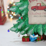 Maxbell Christmas Picture Frame Photo Holder Ornaments for Xmas Tree Decoration