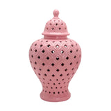 Maxbell Maxbell Modern Ginger Jar Flowerpot Container Vase for Home Dining Table Decoration