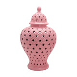 Maxbell Maxbell Modern Ginger Jar Flowerpot Container Vase for Home Dining Table Decoration