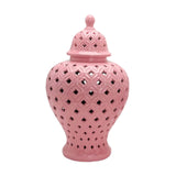 Maxbell Maxbell Modern Ginger Jar Flowerpot Container Vase for Home Dining Table Decoration